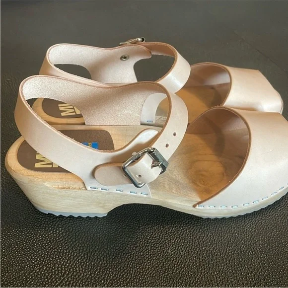 ❤️🔥Mia - Anja Swedish Clogs in Natural Leather - Size EU40 / US 9.5 - Picture 7 of 11